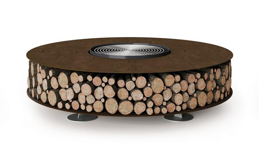 Zero Steel palenisko ogrodowe | Wykończeniowy: Vintage Brown | Wymiary: Ø 300 cm