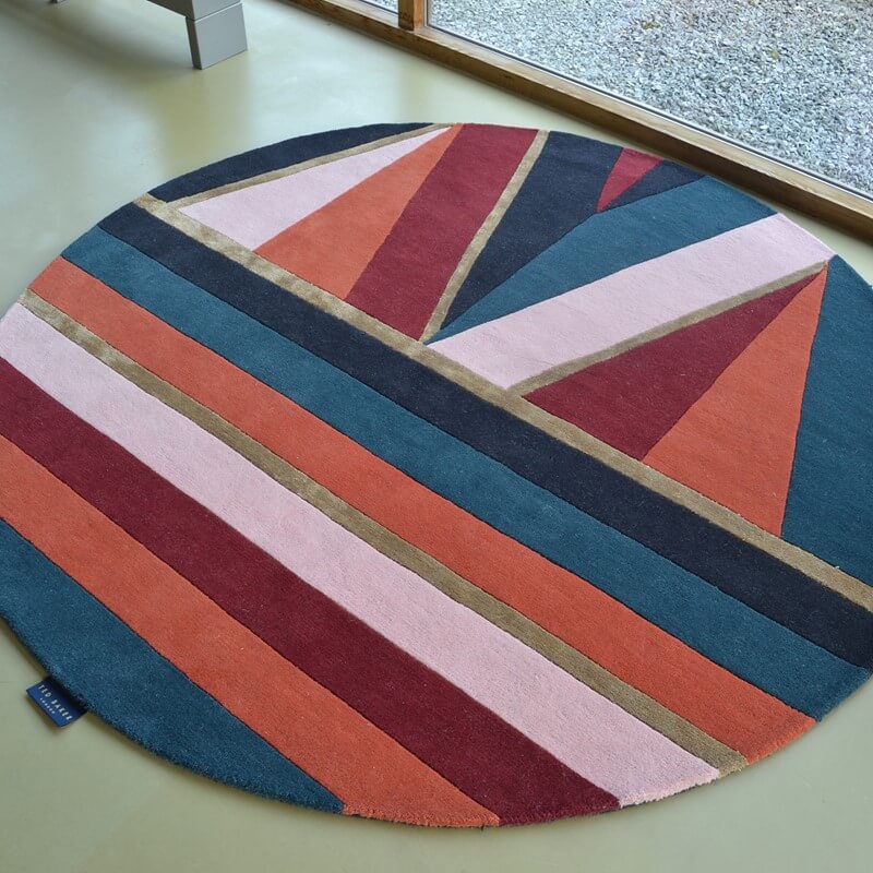 Dywan Okrągły Sahara Burgundy 56105 | Rozmiar: Ø 150 cm