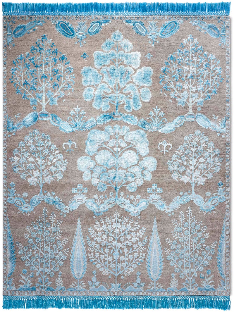 Dywan Mughal Electric Blue | Rozmiar: 274 x 365 cm