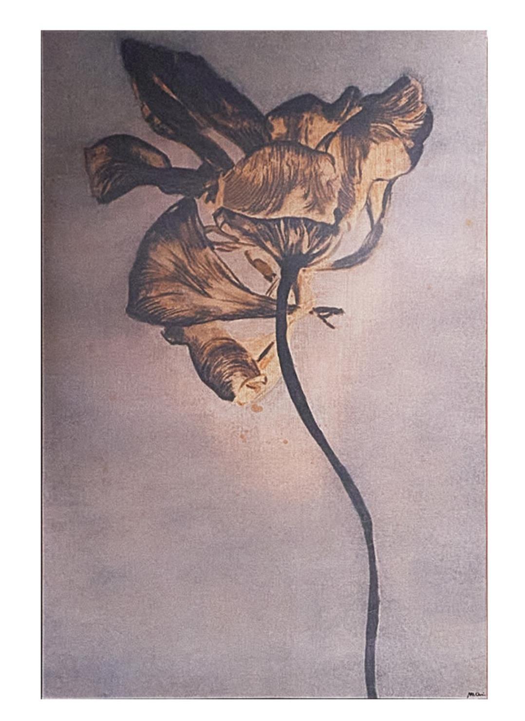 Obraz ścienny z żółtym kwiatem