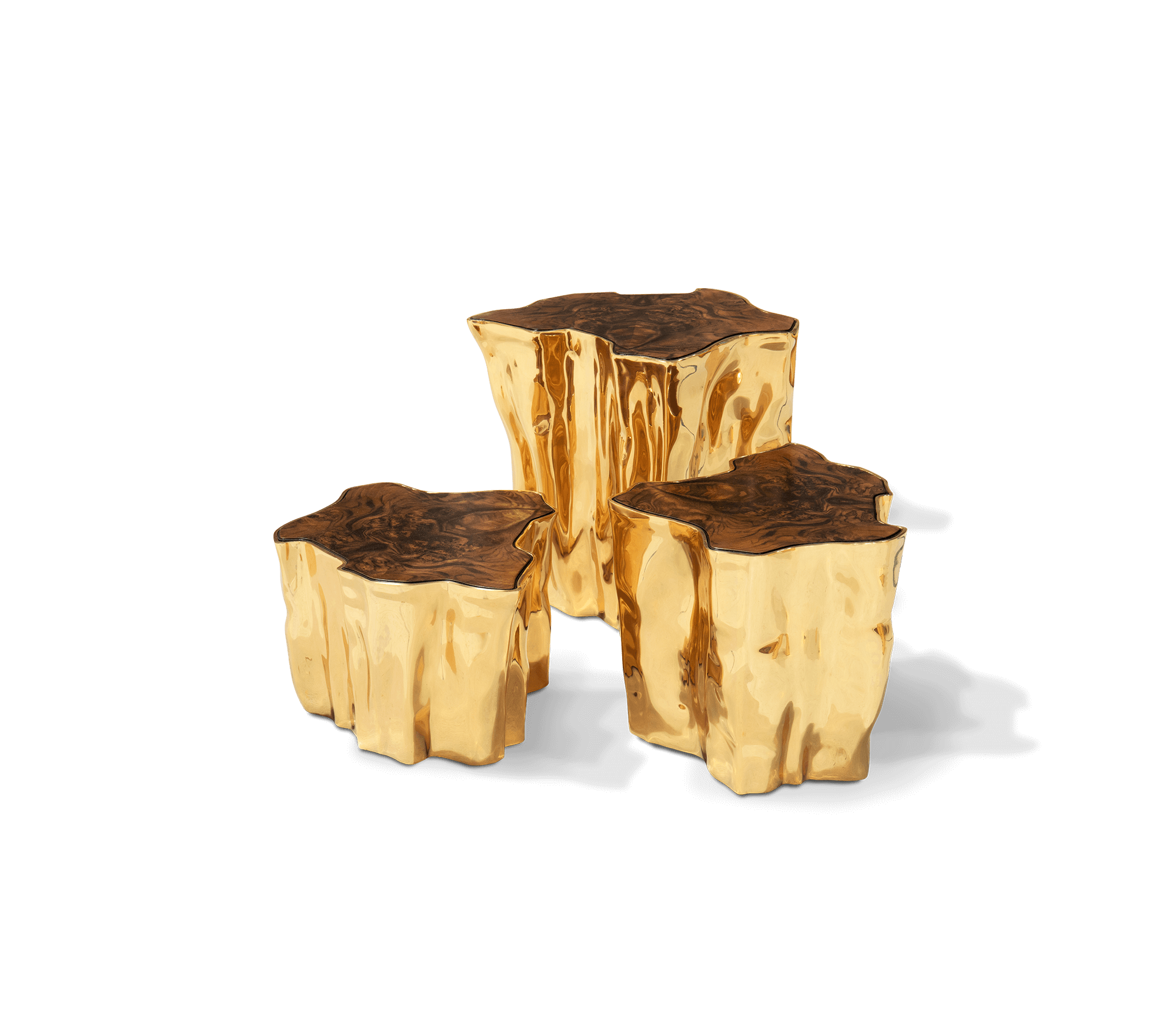 Stolik kawowy Paradise Series z wykończeniem orzechowym