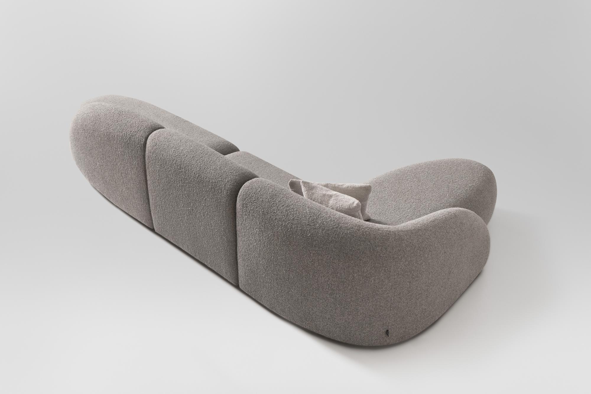 Szara sofa Beluga