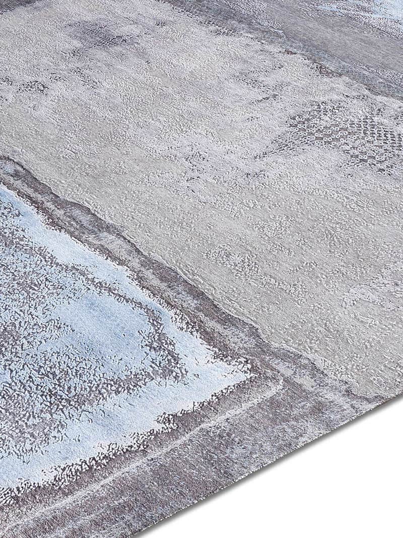 Dywan No. 15 Grass Light Blue Silver | Rozmiar: 250 x 300 cm