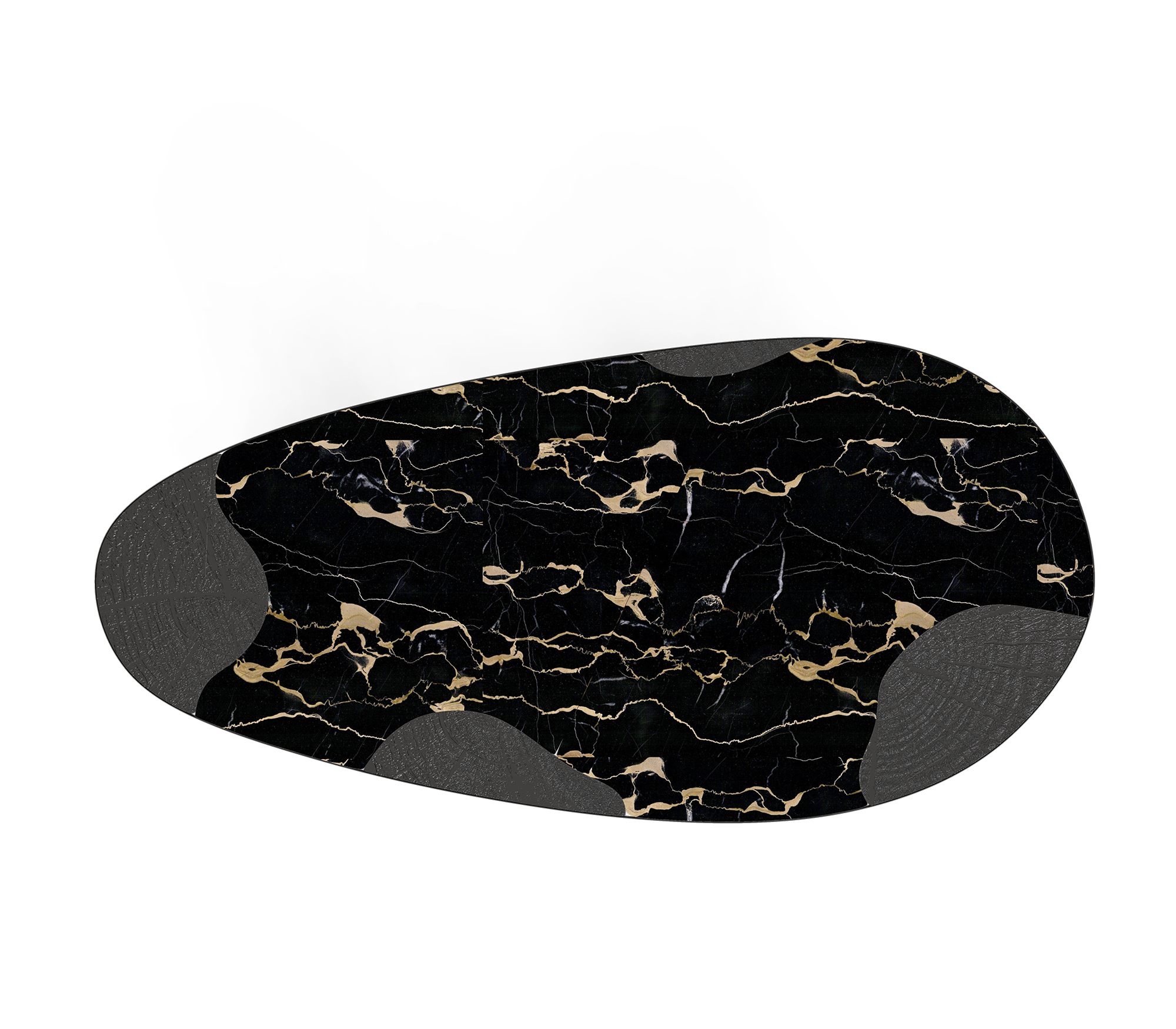 Stół jadalniany Athena z marmuru Portoro i onyksu