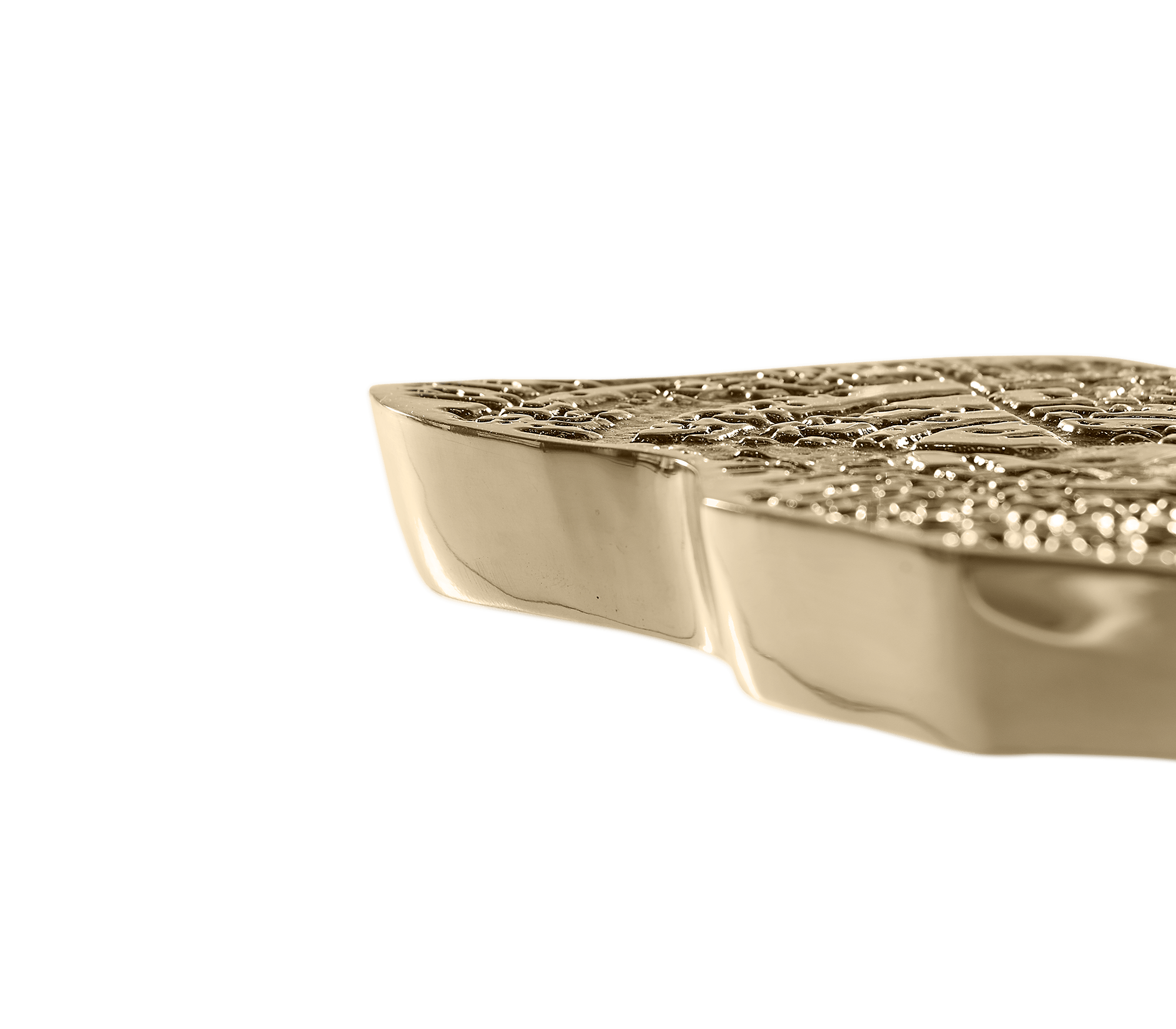 Złoty stolik boczny Orion