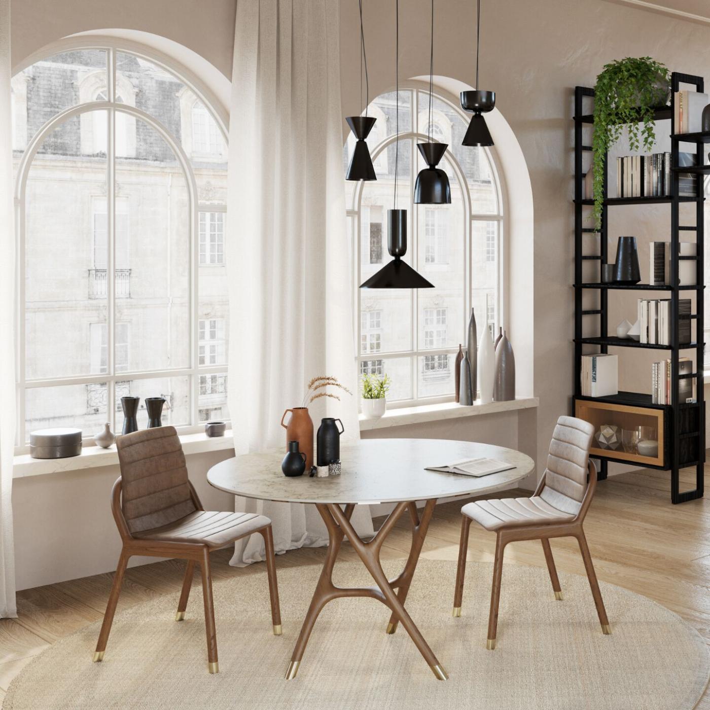 Okrągły stół ceramiczny Joyce