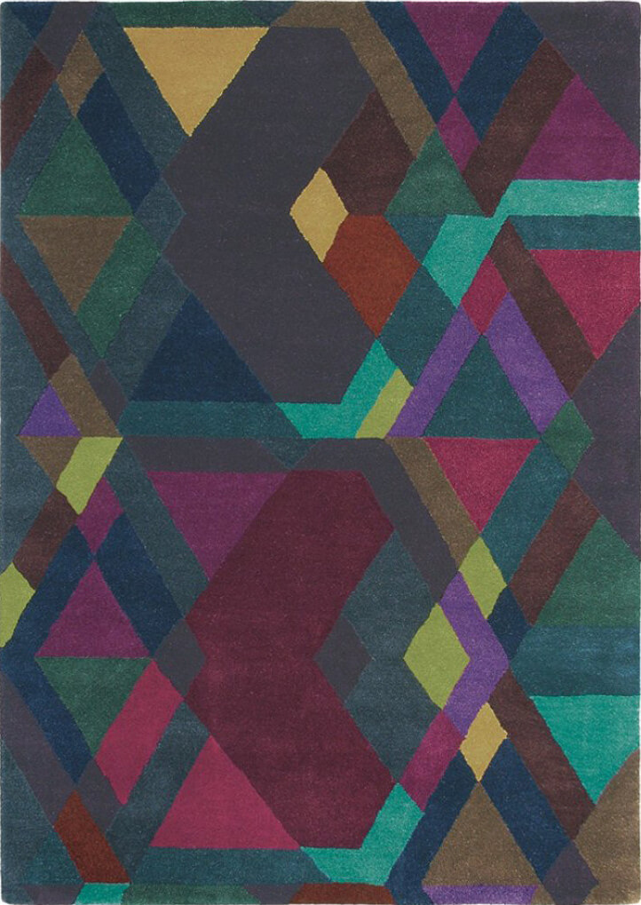 Dywan Mosaic Deep-Purple 57607 | Rozmiar: 200 x 280 cm