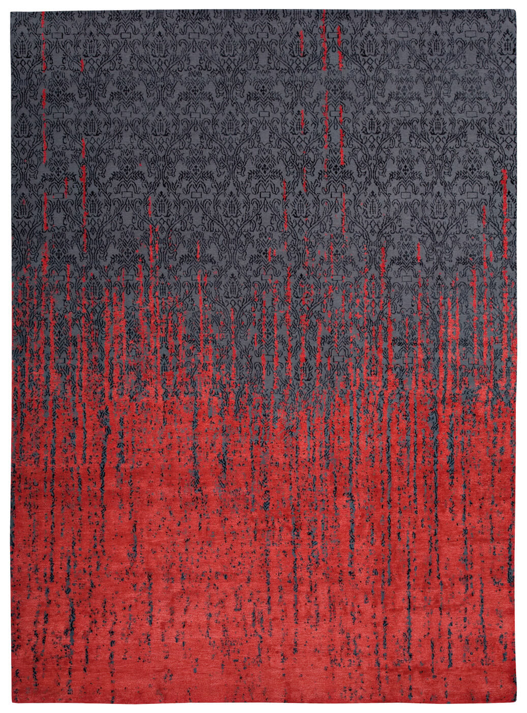 Dywan Roma Vendetta Grey Red | Rozmiar: 500 x 600 cm