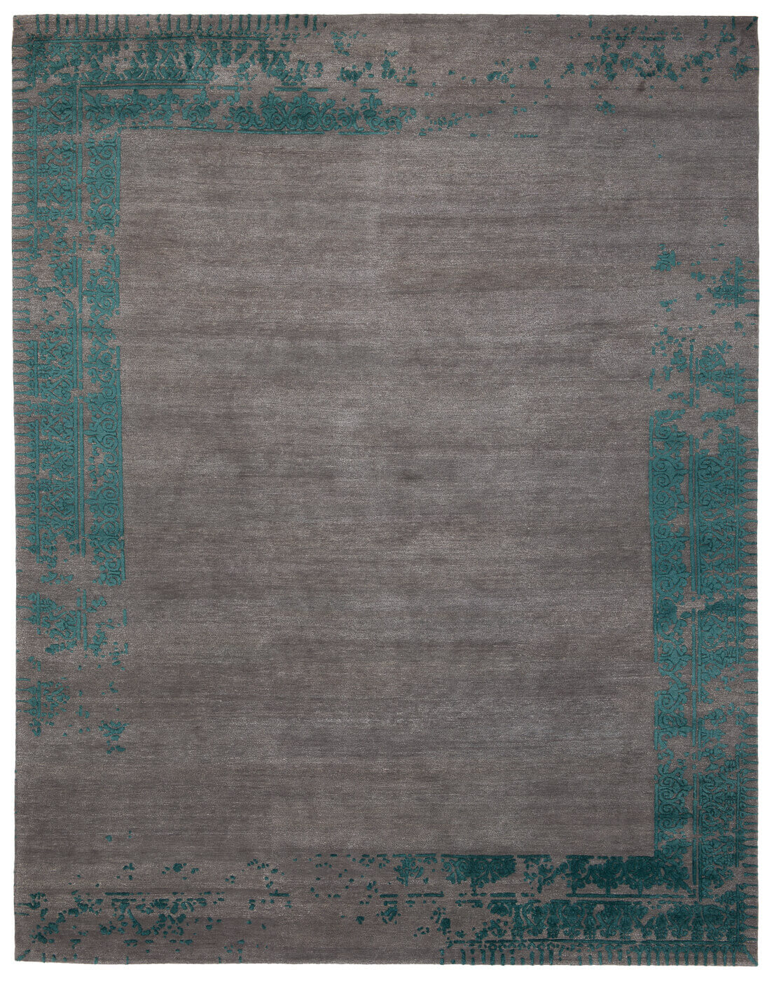 Dywan Ferrara Special Border Grey Blue | Rozmiar: 280 x 360 cm