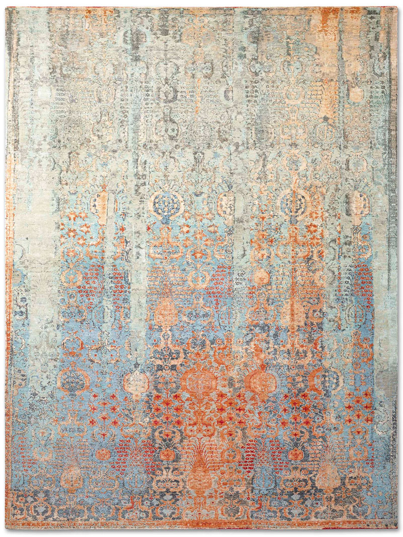 Dywan Woods Aqua | Rozmiar: 365 x 457 cm