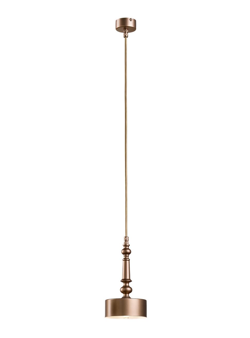 Lampa wisząca w wykończeniu anodowanym