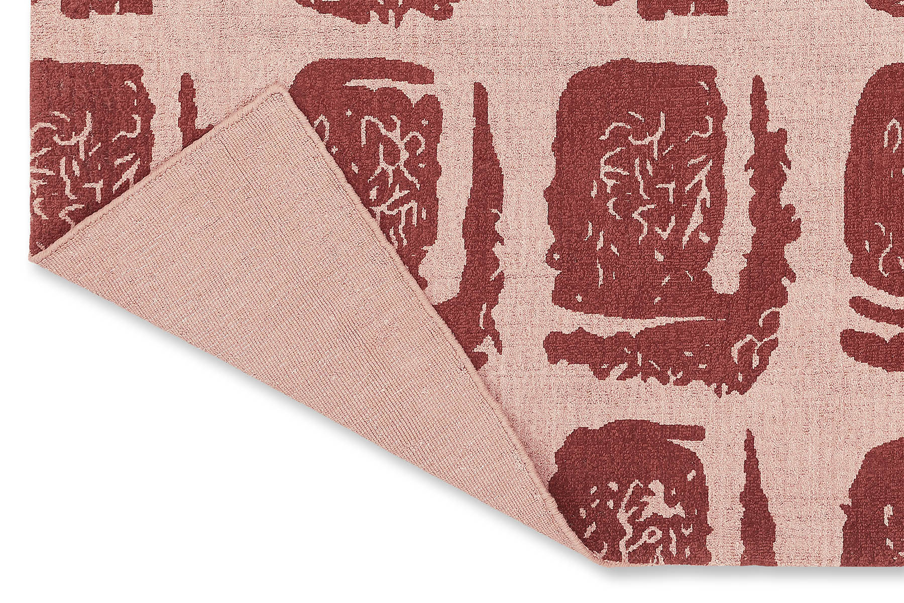 Dywan Woodblock Red 163003 | Rozmiar: 170 x 240 cm