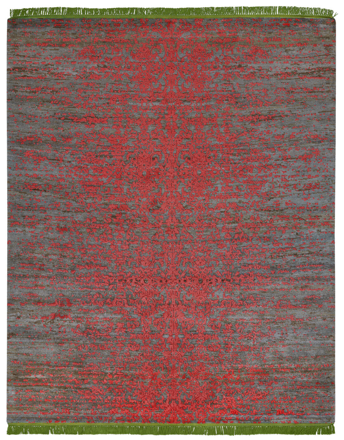 Dywan Milano Radi Stomped Red Green | Rozmiar: 300 x 400 cm