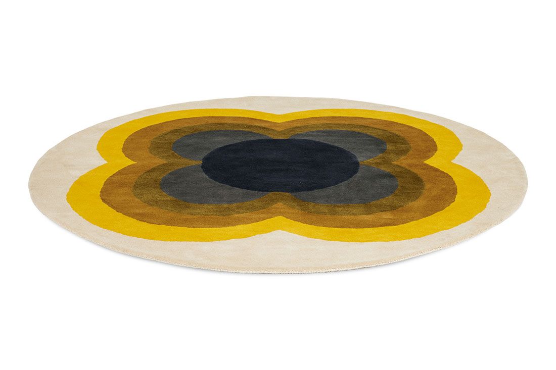 Dywan Sunflower Yellow Circle 060006 | Rozmiar: Ø 150 cm