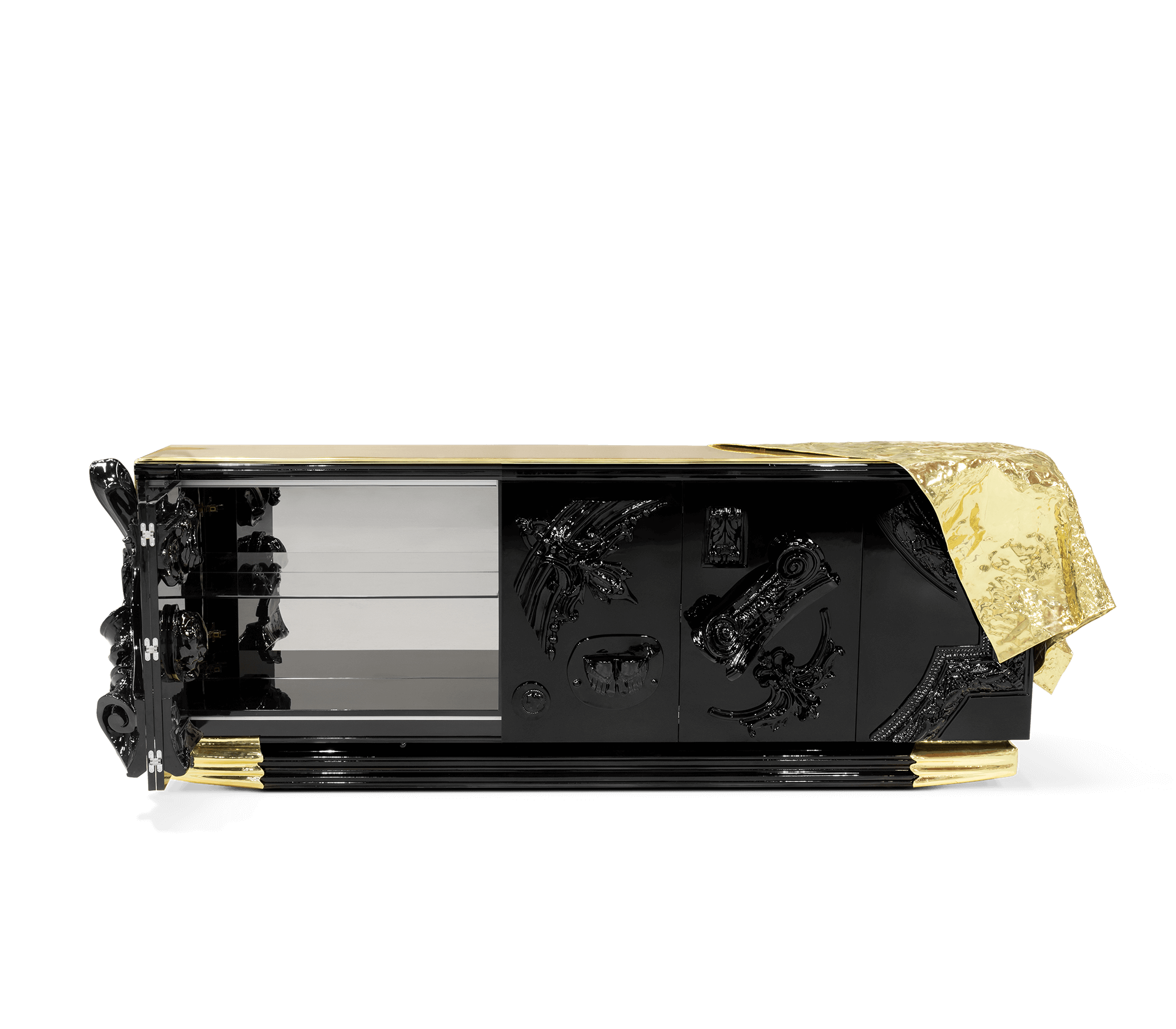 Czarny kredens Valiant