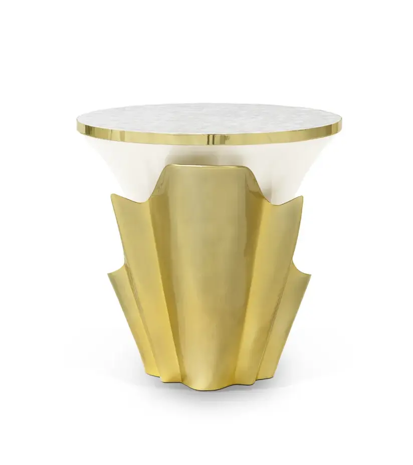 Stolik boczny Solstice z macicą perłową