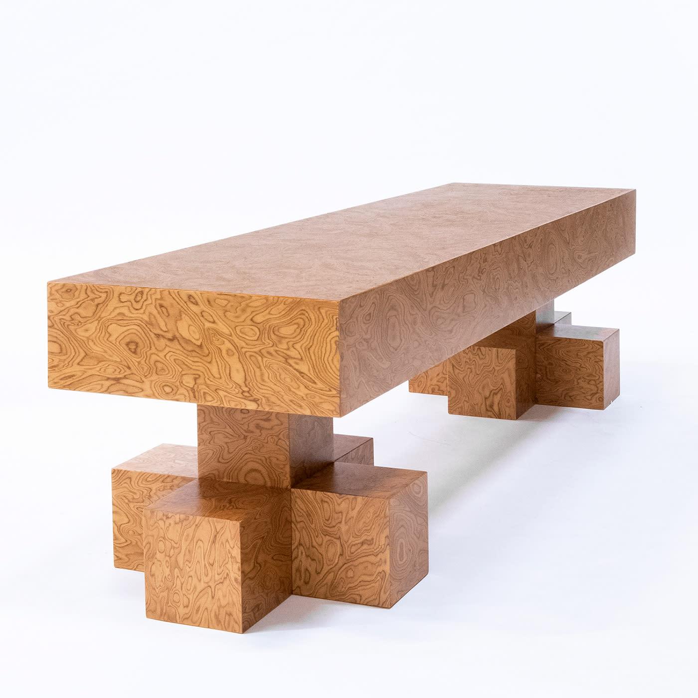 Minimalistyczna Ławka Drewniana