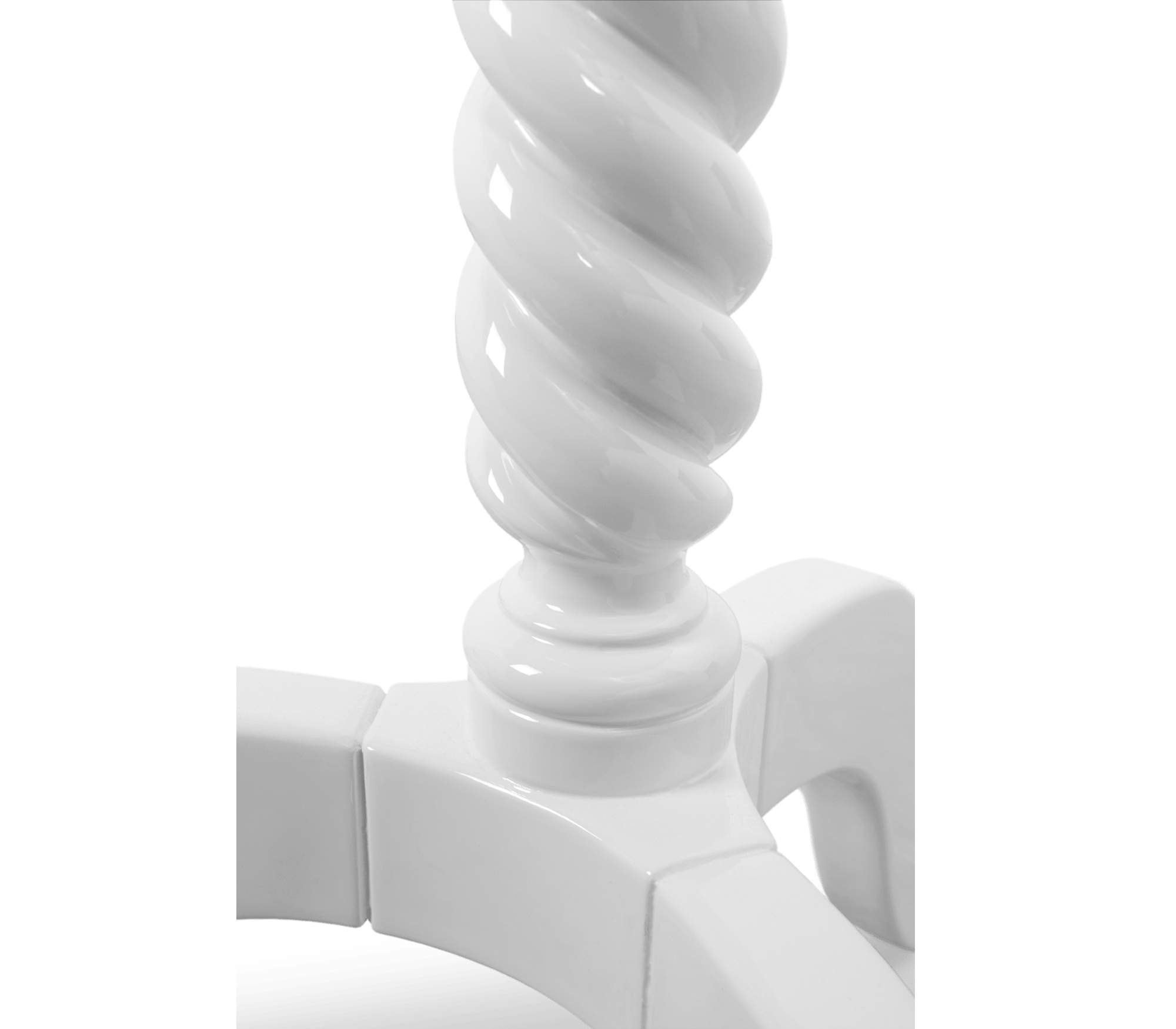 Biały stolik boczny Pearl