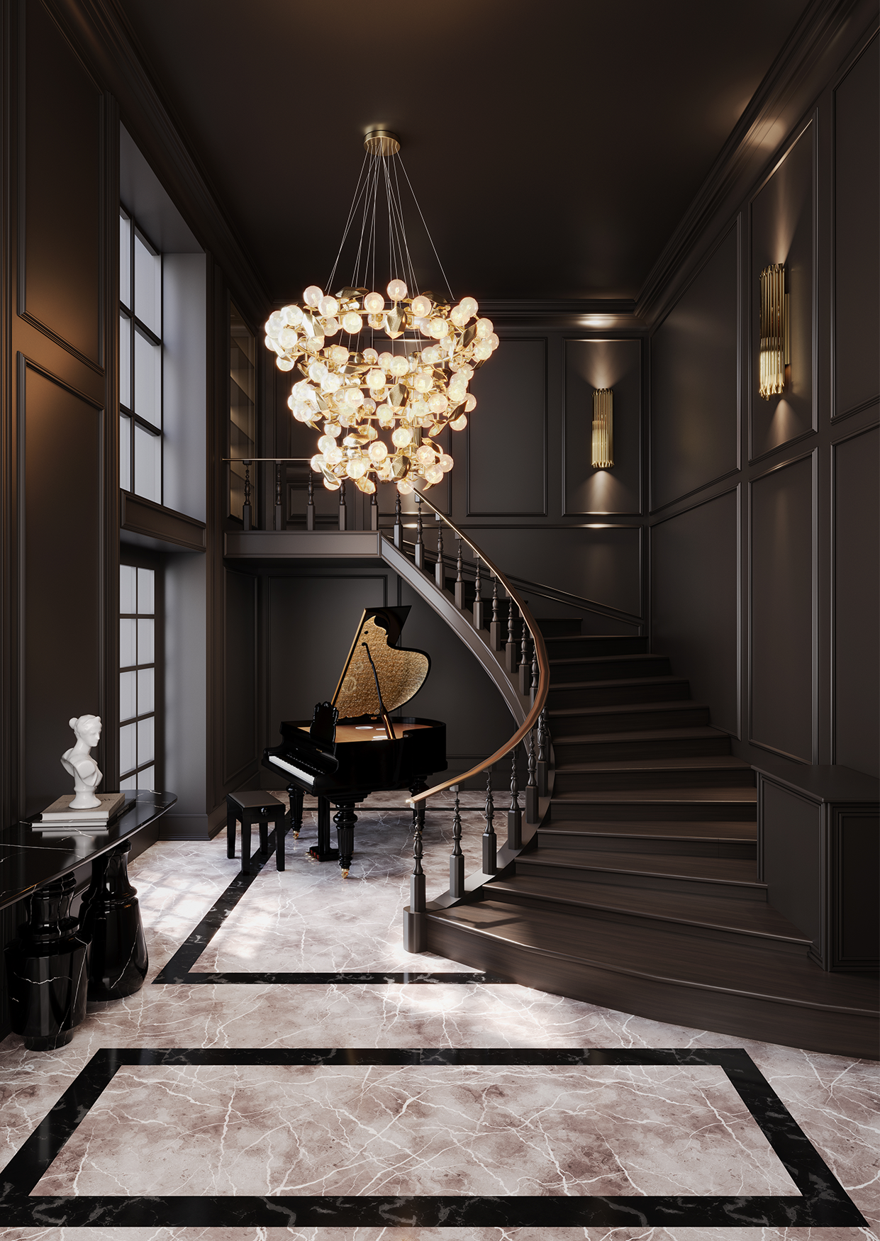 Lampa wisząca Athena Round III