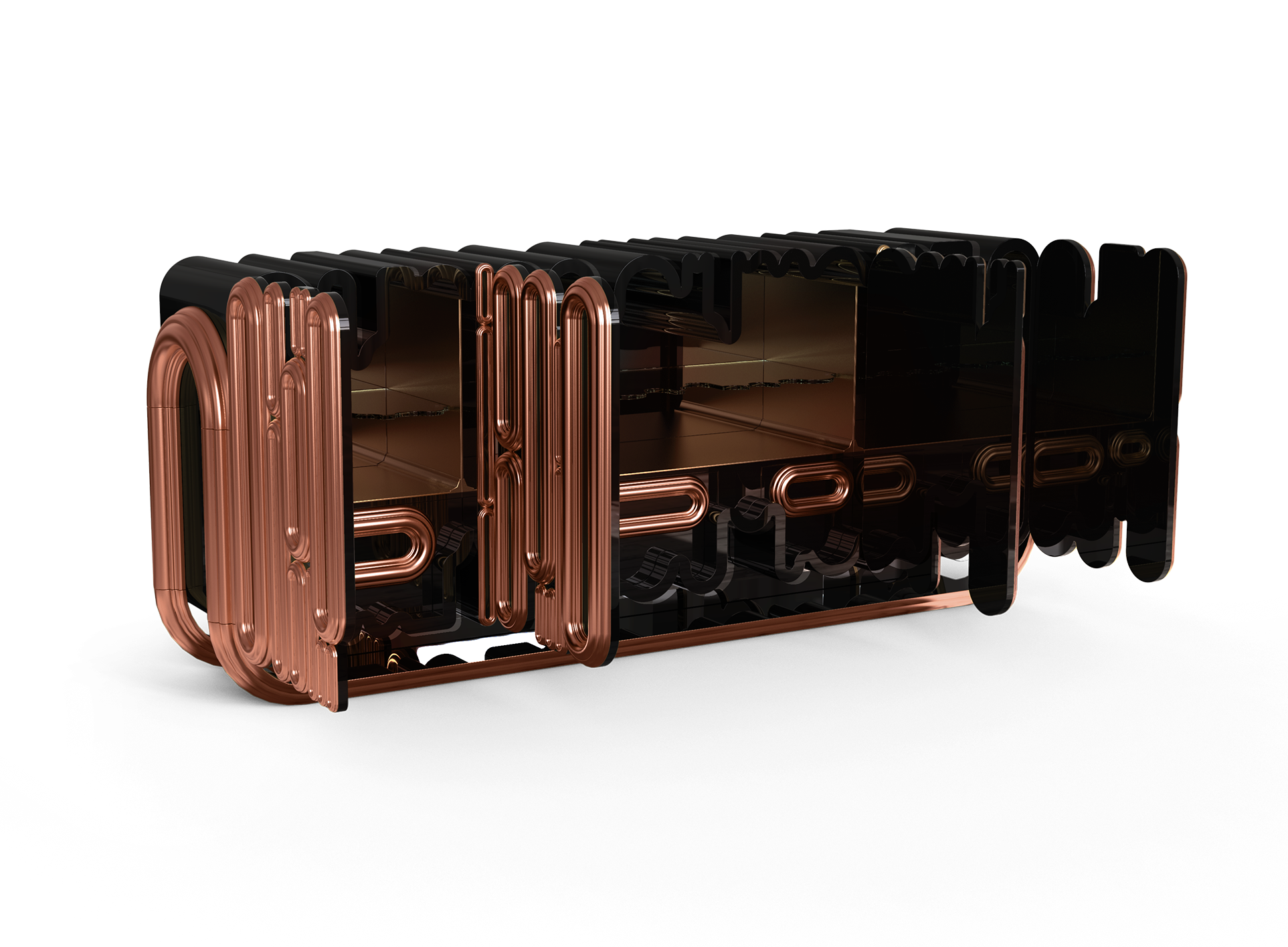 Miedziany kredens Ellipse