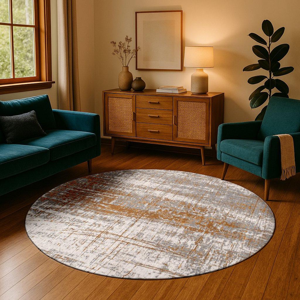 Dywan okrągły Columbus Gold 8419 | Rozmiar: Ø 140 cm