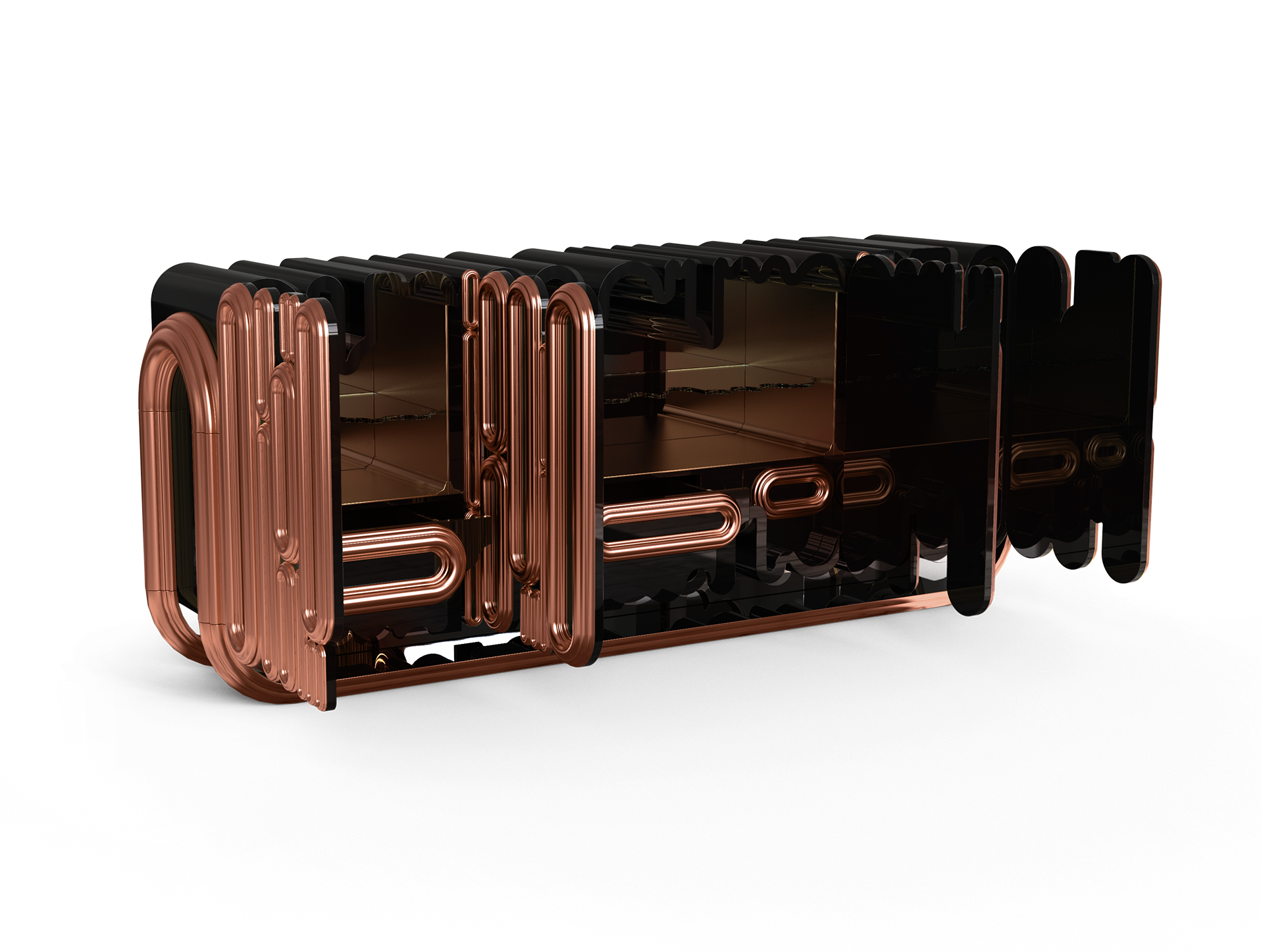 Miedziany kredens Ellipse