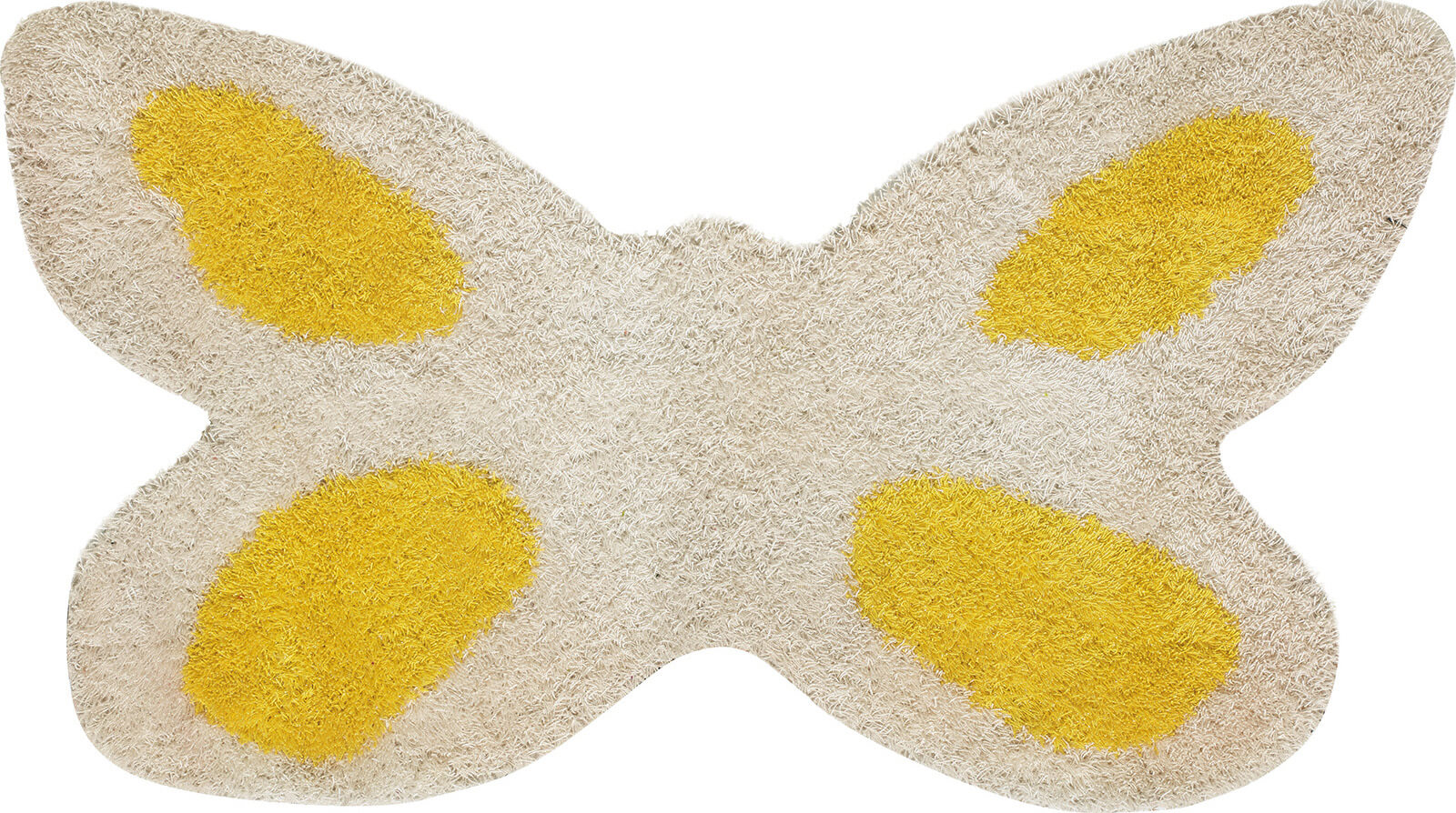 Dywan Daisy Butterfly White | Rozmiar: 70 x 120 cm