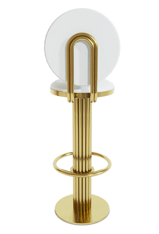 Stołek barowy Keira Round