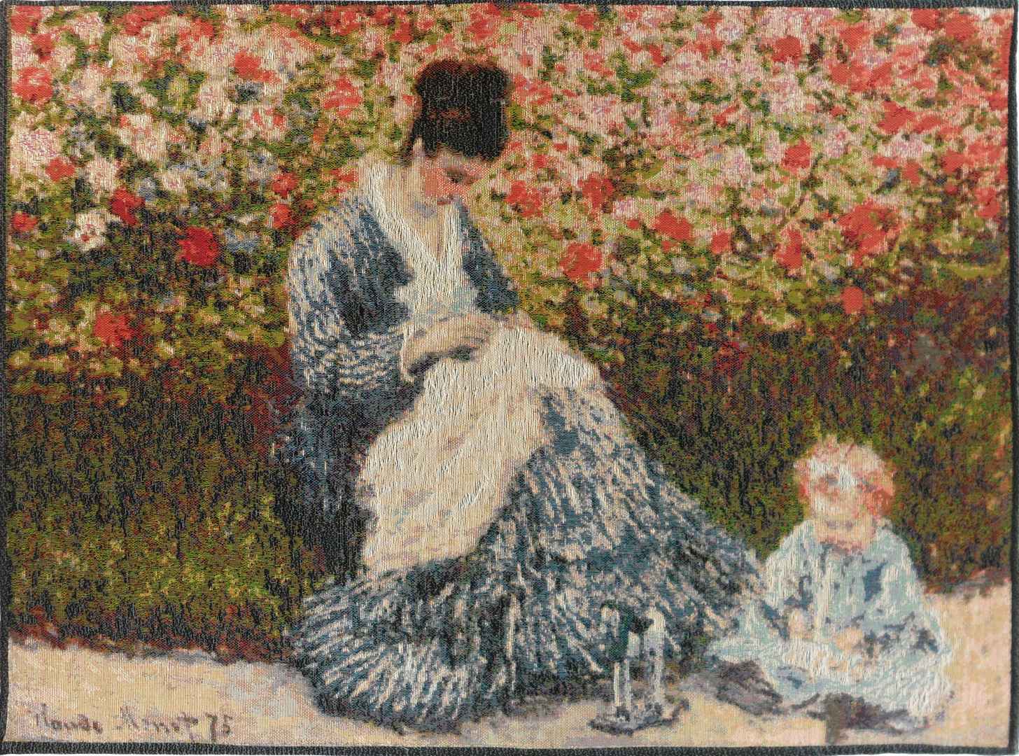 Gobelin Camille and the Child Monet