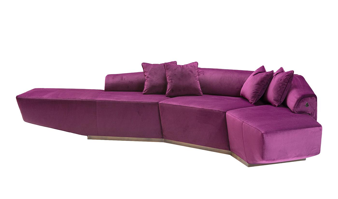 Fuksjowa sofa modułowa Dubhè