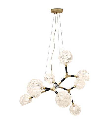 Lampa wisząca nieregularna wieloabażurowa