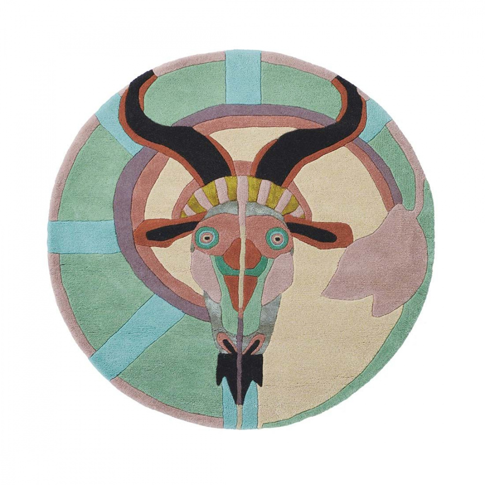 Dywan Zodiac Capricorn Circle 162005 | Rozmiar: Ø 100 cm