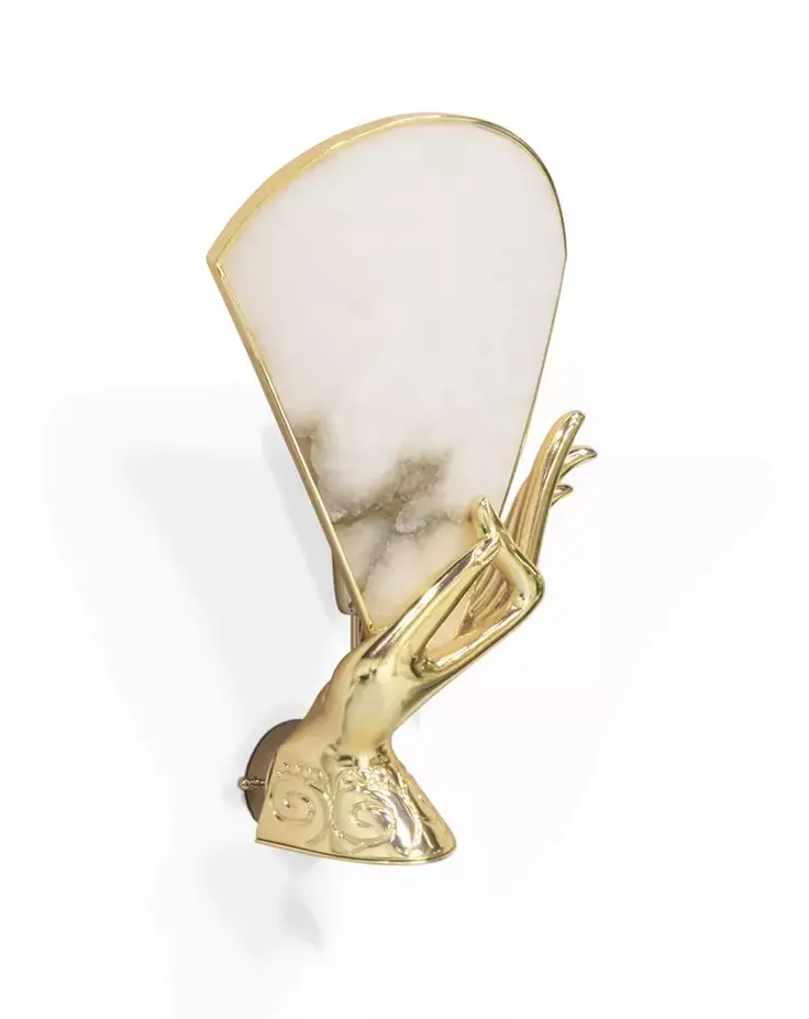 Kinkiet Muse Alabaster Sconce