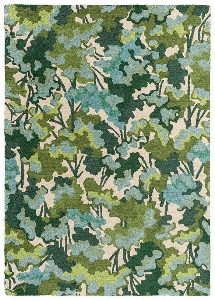 Dywan zewnętrzny Tree Tops Green | Rozmiar: 140 x 200 cm