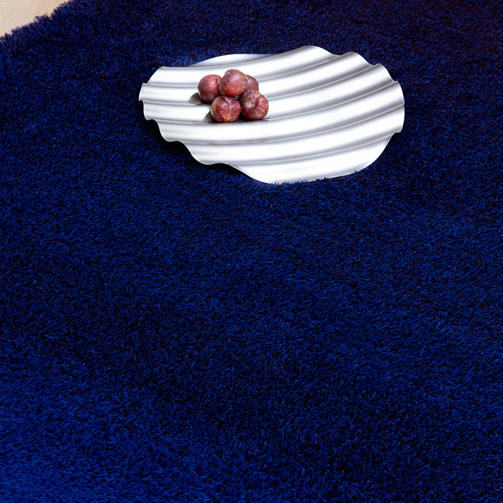 Dywan Shade High electric blue/aubergine 011918 | Rozmiar: 200 x 300 cm