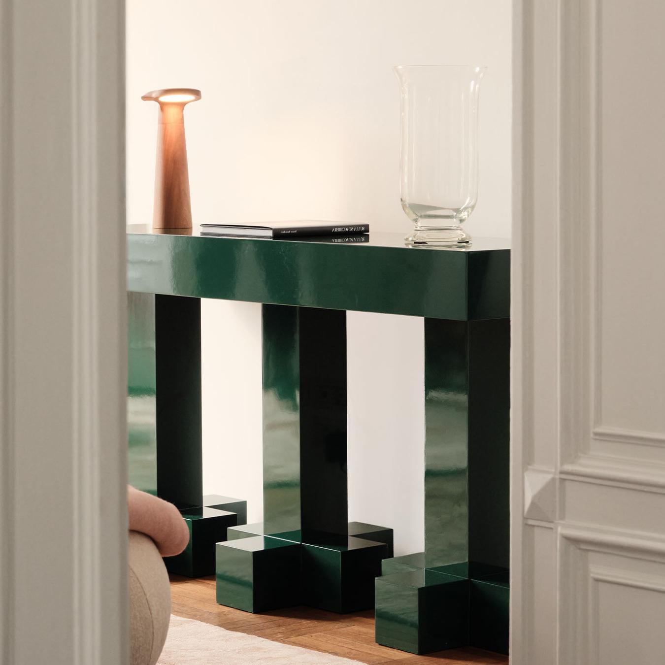 Błyszcząca Zielona Konsola