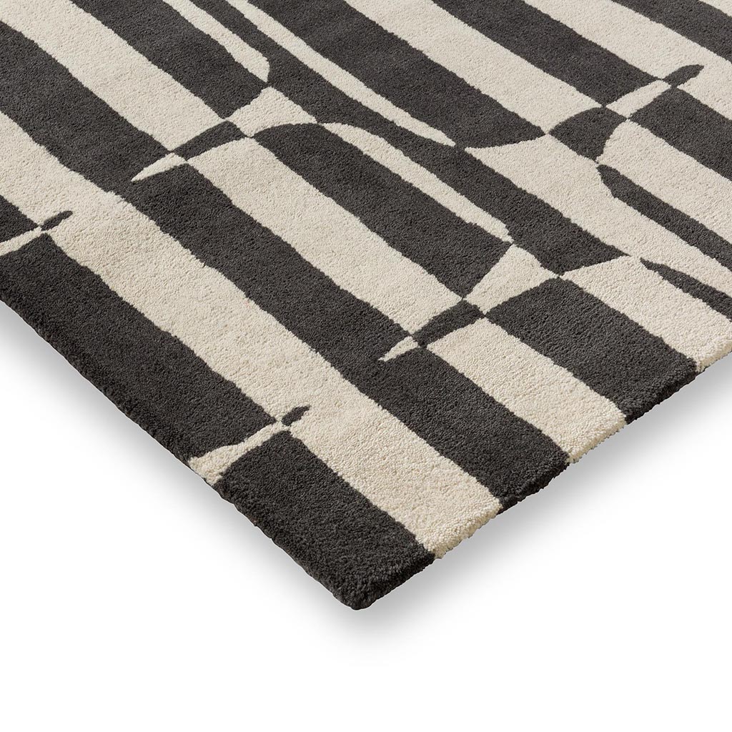Dywan Lohko Stripe Charcoal | Rozmiar: 250 × 350 cm