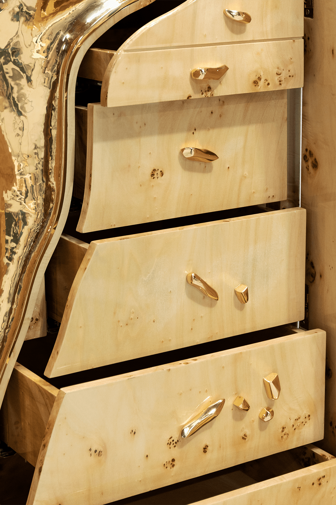 Szafka Fissure z topoli