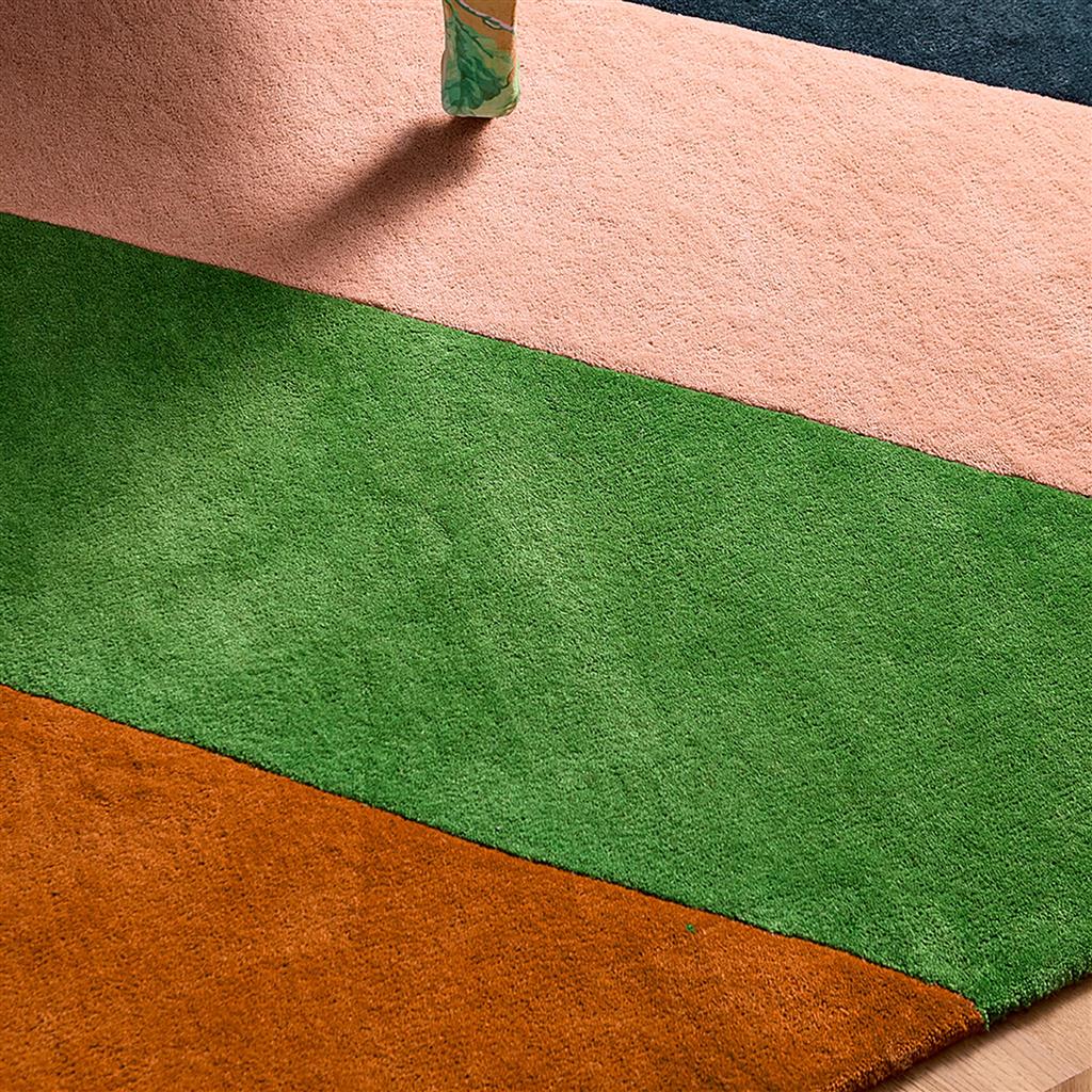 Dywan Sherbet Stripe Emerald/Amber | Rozmiar: 170 x 240 cm