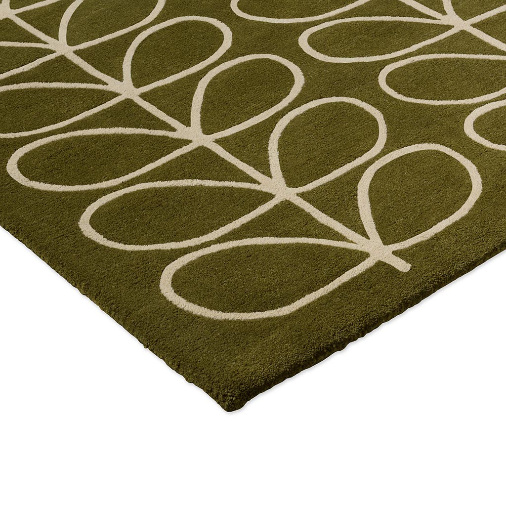 Dywan Linear Stem Olive | Rozmiar: 160 × 230 cm