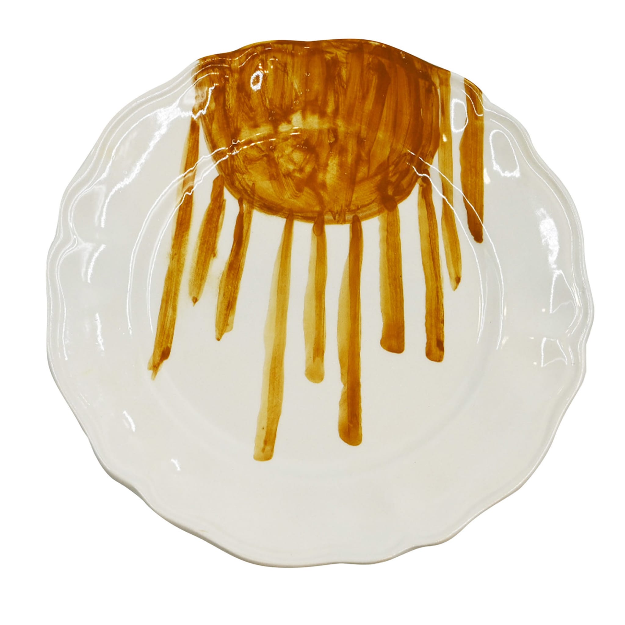 Ręcznie robiony talerz ceramiczny