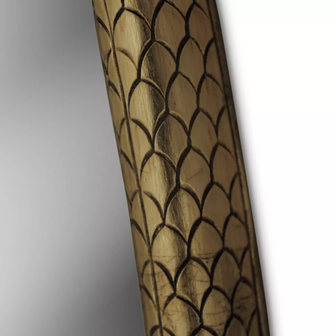 Lustro Serpentine w kształcie gruszki