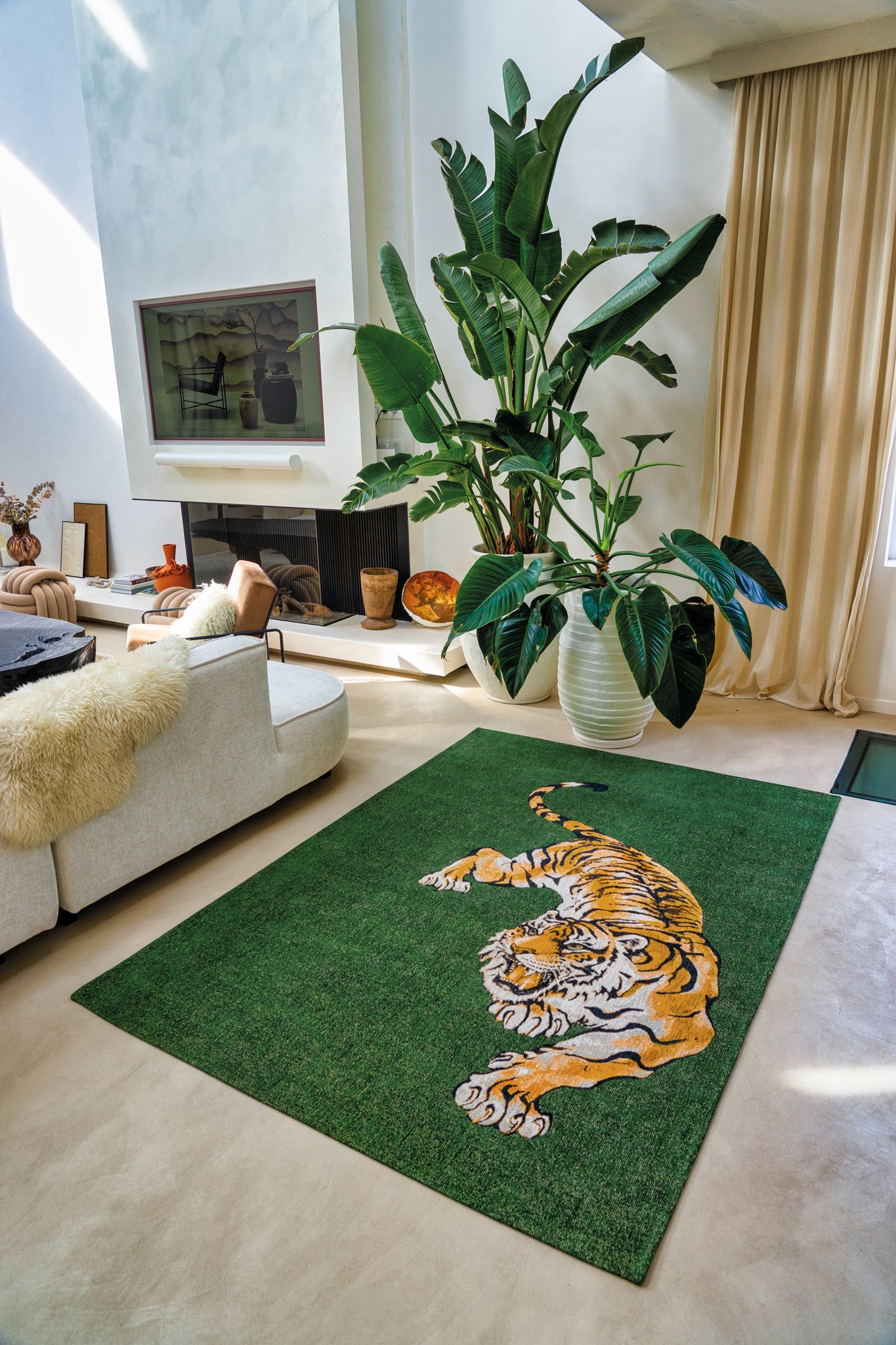 Dywan Green On Fire 9388 | Rozmiar: 240 x 340 cm