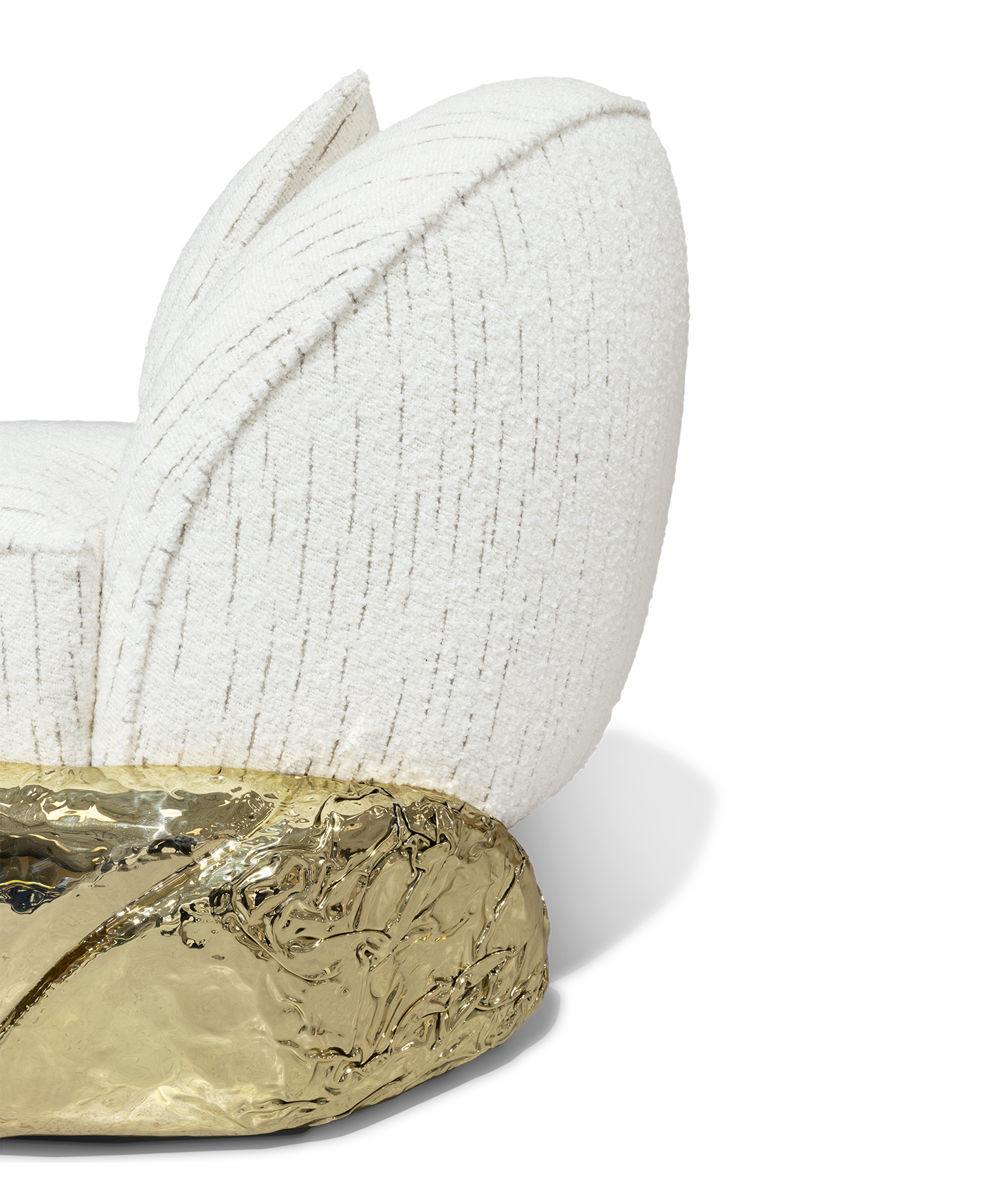 Biały fotel Angora II