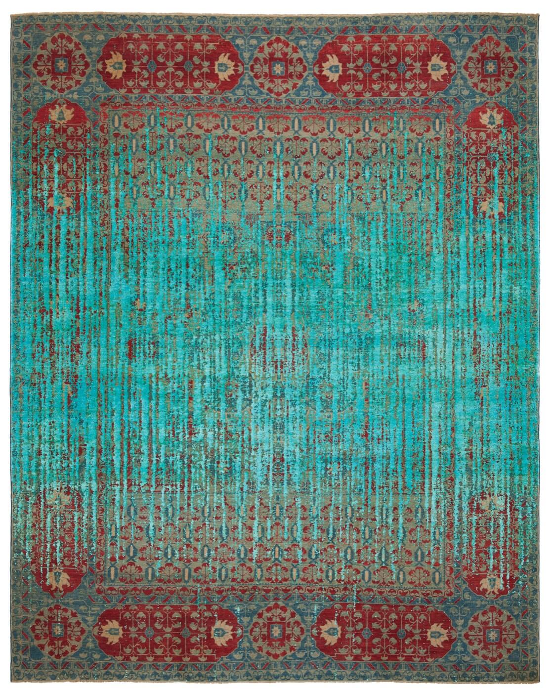 Dywan Mamluk Kensington Double Vendetta Red D 092 Silk