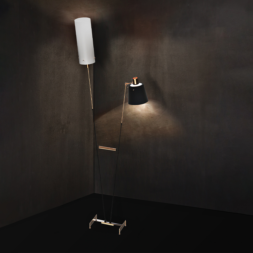 Lampa podłogowa Trombonist