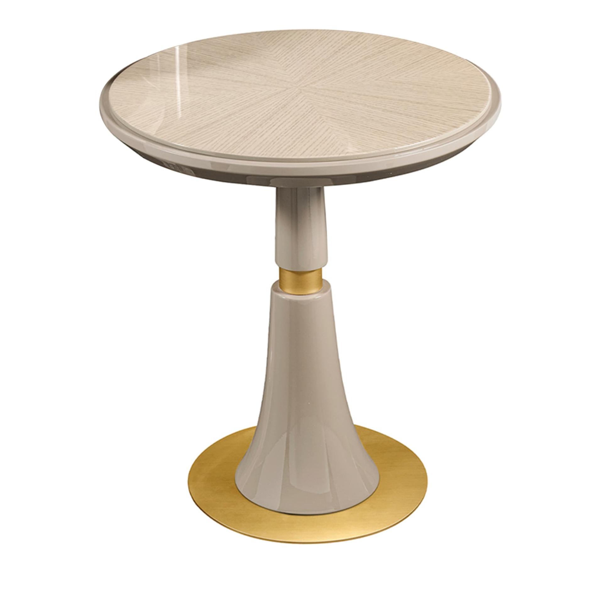 Beżowy stolik boczny Prestige | Wymiary: Ø 45 x Wys. 49 cm