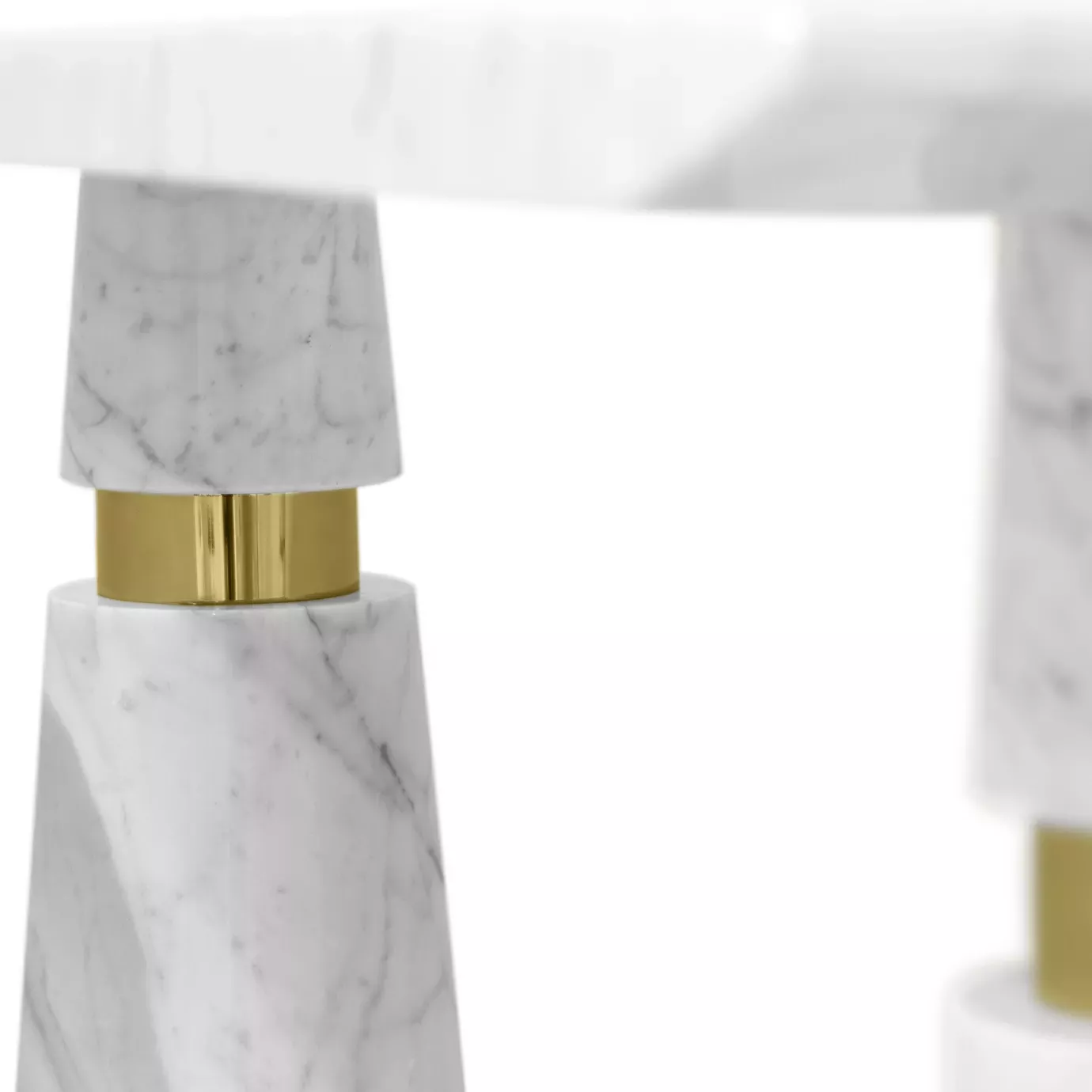 Konsola Avalanche z marmurem Carrara