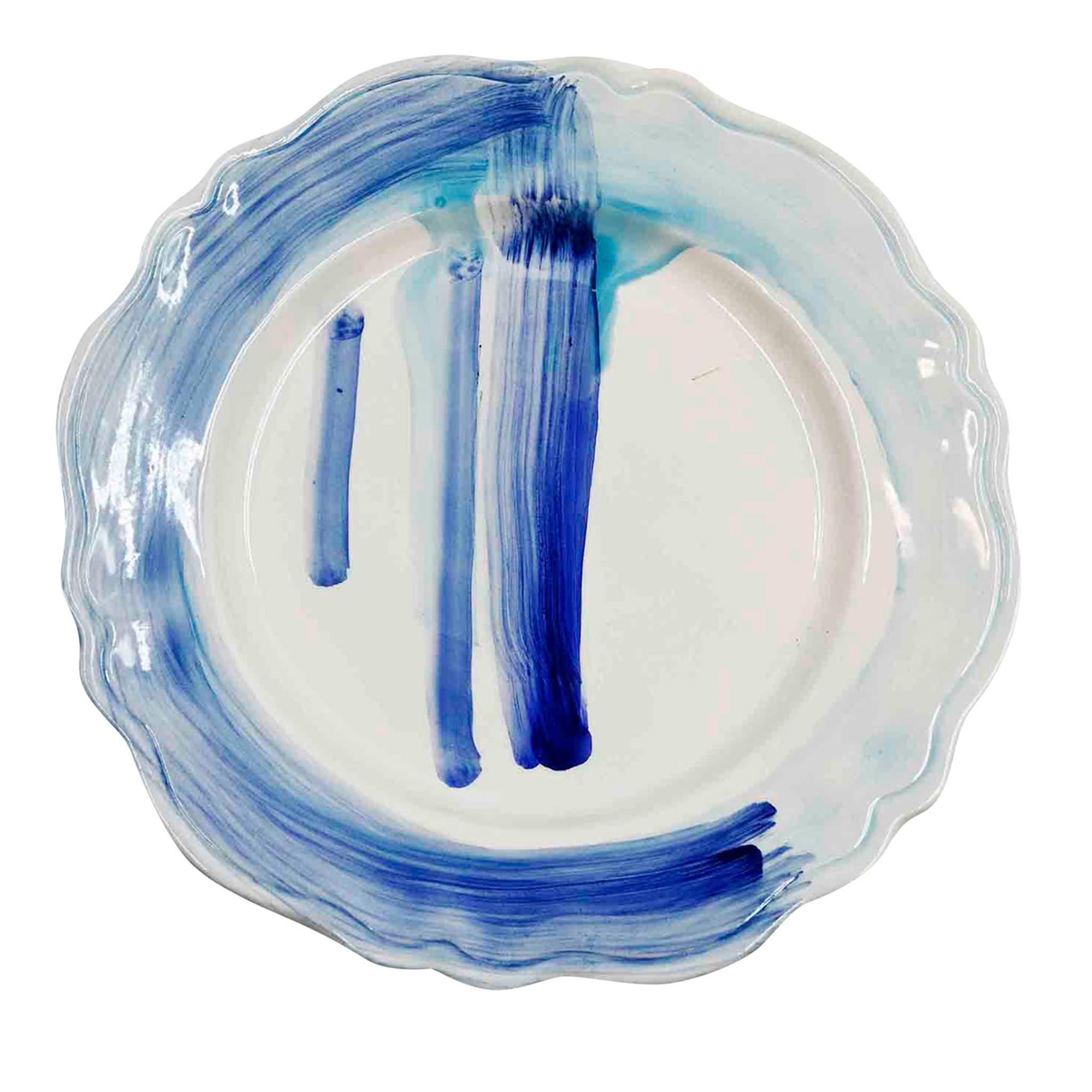 Ręcznie robiony talerz ceramiczny