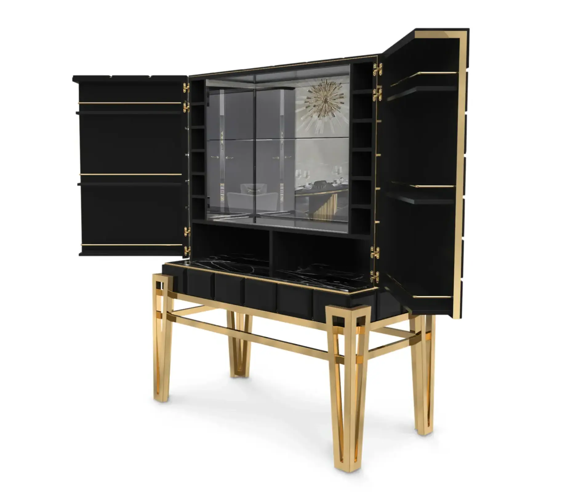 Szafka barowa Obsidian